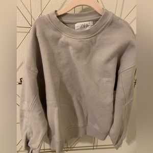 Gray Zara kids size 8 sweatshirt . Gently used.